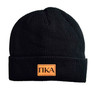 Fraternity Beanie Hat - Winter Hat -Greek Patch