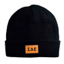 Fraternity Beanie Hat - Winter Hat -Greek Patch