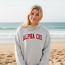 Alpha Chi Omega Sorority Lightweight Varsity Mockneck