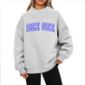 Delta Gamma Lightweight Varsity Mockneck Sweatshirt