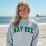 Kappa Delta Lightweight Varsity Mockneck Sweatshirt