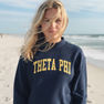 Theta Phi Alpha Varsity Lightweight Mockneck Sweatshirt
