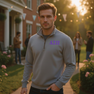 Delta Sigma Pi Comfort Colors 1/4 Zip Pullover