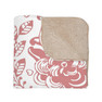 Alpha Gamma Delta Floral Sherpa Blanket - Giant Size!