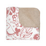 Alpha Gamma Delta Floral Sherpa Blanket - Giant Size!