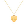 Alpha Chi Omega Heart Tag Necklace