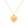 Alpha Epsilon Phi Heart Tag Necklace