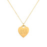 Phi Sigma Sigma Heart Tag Necklace