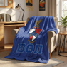 Beta Theta Pi Two Tone Sherpa Blankets