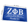 Zeta Phi Beta Huge Founders Flag (3' x 5')