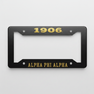 Alpha Phi Alpha "Transcendent" Metal License Plate Frames
