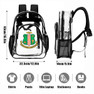 Alpha Kappa Alpha Clear Backpack with Mesh Pocket
