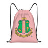 Alpha Kappa Alpha Gold Drawstring Bag