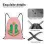 Alpha Kappa Alpha Gold Drawstring Bag