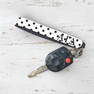 Alpha Gamma Delta Polka Dot Strap Keychain