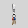Alpha Omicron Pi Polka Dot Strap Keychain