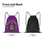 Omega Psi Phi Purple Drawstring Bag