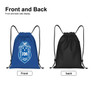 Zeta Phi Beta Blue Drawstring Bag
