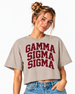 Alpha Phi American Apparel Boxy Tee