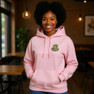 DISCOUNT-Alpha Kappa Alpha Crest - Shield Emblem Hooded Sweatshirt