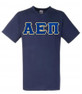 DISCOUNT- Fraternity Lettered V-Neck T-Shirt