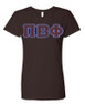 DISCOUNT- Lettered Sorority V-Neck tee 