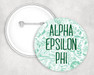  Alpha Epsilon Phi Sorority Buttons 4-Pack 
