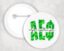  Alpha Epsilon Phi Sorority Buttons 4-Pack 