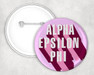  Alpha Epsilon Phi Sorority Buttons 4-Pack 