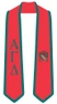  Fraternity & Sorority 2 Tone Lettered Graduation Sash Stole 