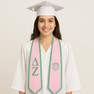  Fraternity & Sorority 2 Tone Lettered Graduation Sash Stole 