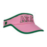  Alpha Kappa Alpha Greek Featherlight Pink Visor 