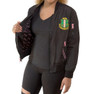SAVAGE Alpha Kappa Alpha Bomber Jacket - AKA Satin Bomber Jacket 