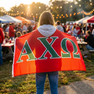 Alpha Chi Omega Big Greek Letter Flag