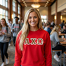 Alpha Chi Omega Lettered Long Sleeve Shirt