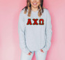 DISCOUNT Alpha Chi Omega Lettered Long Sleeve Tee 
