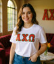 Alpha Chi Omega Lettered Shirts