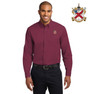  DISCOUNT-Alpha Chi Rho Crest - Shield Long Sleeve Oxford 