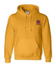  DISCOUNT-Alpha Chi Rho Crest - Shield Emblem Hooded Sweatshirt 