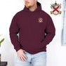  DISCOUNT-Alpha Chi Rho Crest - Shield Emblem Hooded Sweatshirt 