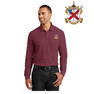  DISCOUNT-Alpha Chi Rho Crest - Shield Emblem Long Sleeve Polo 