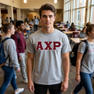 Alpha Chi Rho Discount Twill Lettered Tee