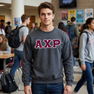 Alpha Chi Rho Lettered Crewneck Sweatshirt