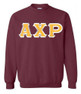  Alpha Chi Rho Custom Twill Crewneck Sweatshirt 