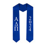 Alpha Delta Pi Greek Lettered Graduation Sash Stole With Year - Best Value