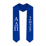  Alpha Delta Pi Greek Lettered Graduation Sash Stole With Year - Best Value 