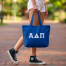 DISCOUNT- Alpha Delta Pi Lettered Tote Bag - Best Value