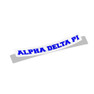  Alpha Delta Pi Long Window Sticker 