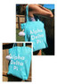 Sorority Shop Alpha Delta Pi Retro Pom Pom Tote Bag 