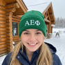 Alpha Epsilon Phi Greek Letter Knit Cap